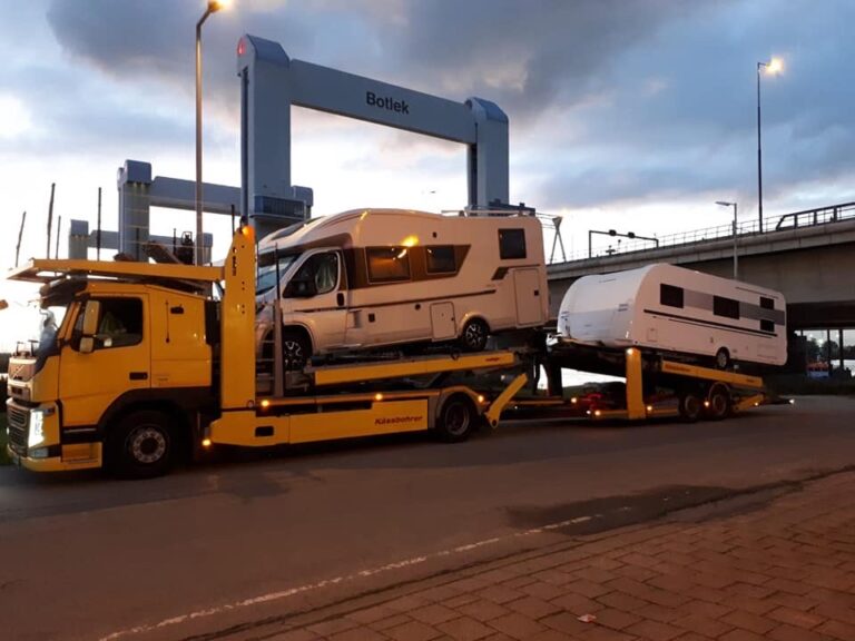 Chauffeur ontvangt 1000 euro boete voor te hoge lading Botlektunnel Rotterdam