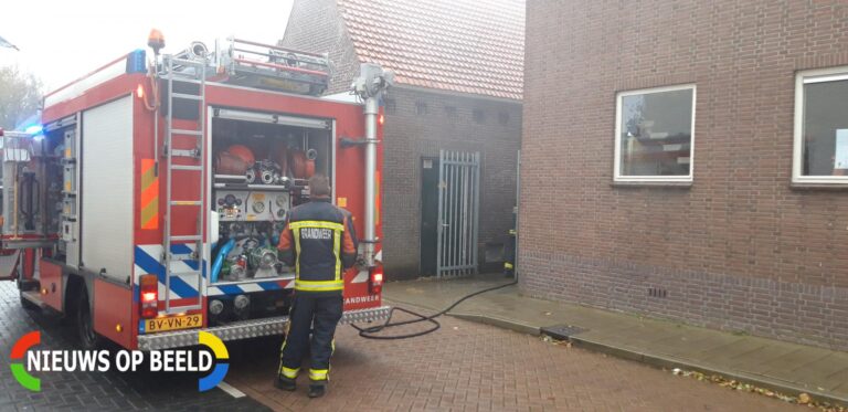 Brandje onder overkapping snel geblust Kerkstraat Waddinxveen