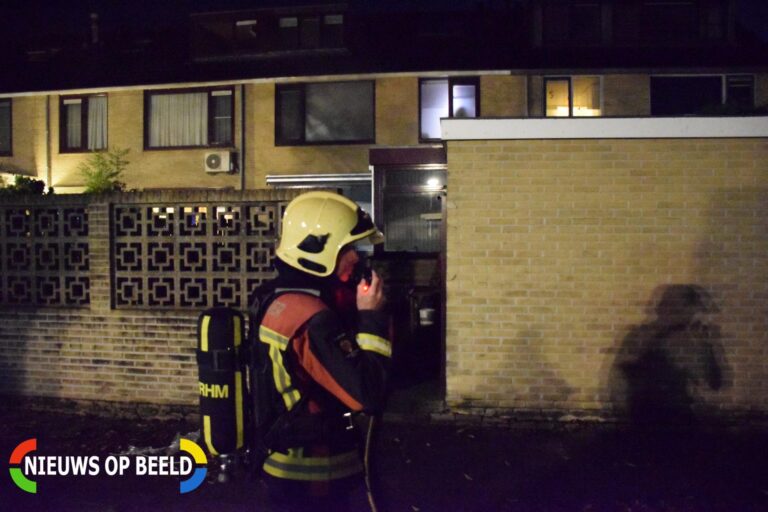 Flinke rookontwikkeling bij brand in woning Woudestein Gouda