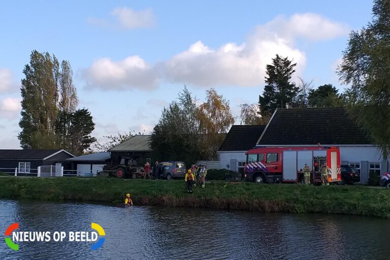 Bestuurder belandt met auto te water na uitwijkmanoeuvre Kanaalweg Westzijde – N494 Hellevoetsluis