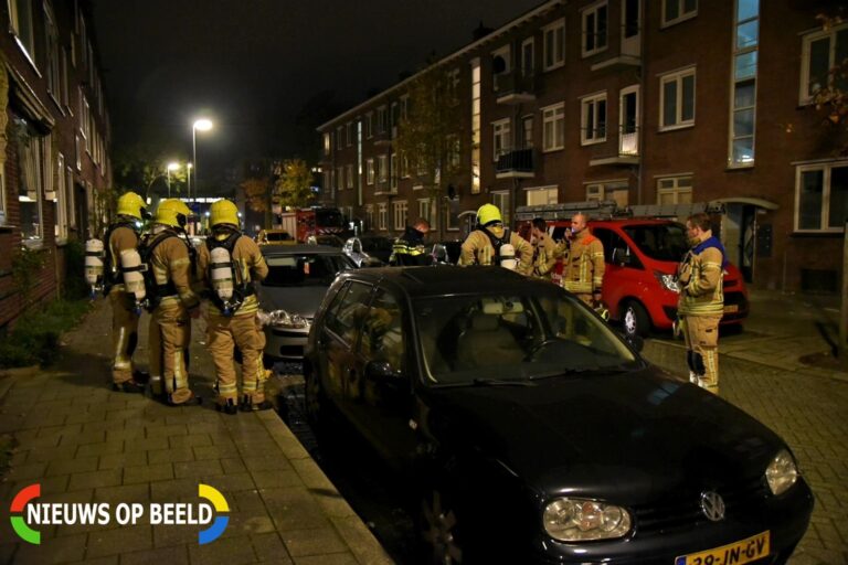 Meerdere personen onwel door koolmonoxidevergiftiging Madeliefstraat Rotterdam