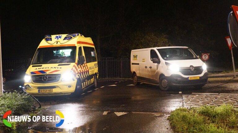 Wielrenner aangereden door bestelbus Schoonhovenseweg – N228 Haastrecht