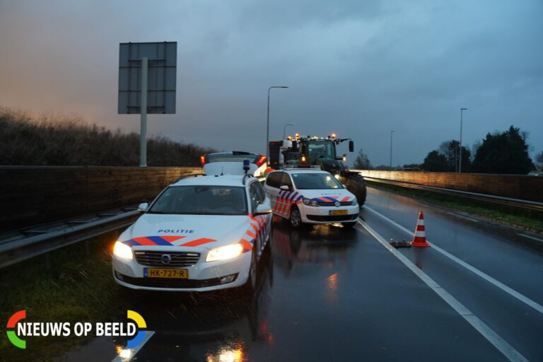 Veel vertraging door ongeluk met vrachtwagen N219 Zevenhuizen