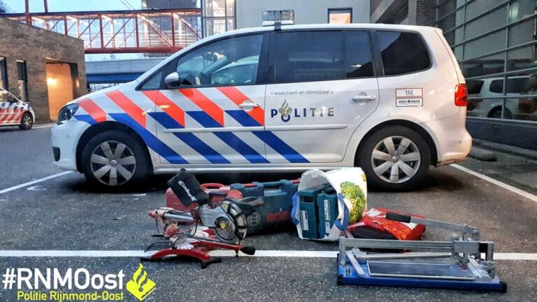 Gereedschapsdief gepakt door oplettende eigenaar Slotermeer Rotterdam