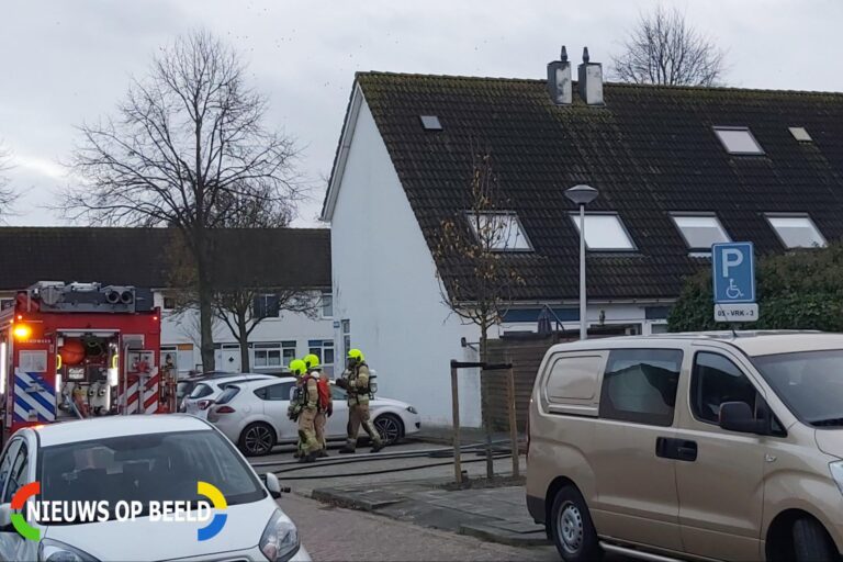 Veel rook bij brand in schuur Wupperpad Spijkenisse