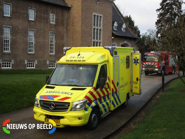 Gewonde bij val van trap met gasfles Akerstraat Heerlen