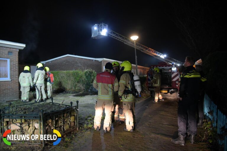 Schuurbrand snel onder controle Godschalkstraat Rotterdam