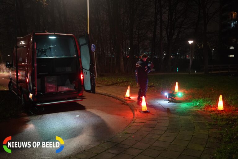 Droneteam helpt meezoeken naar inbrekers P.C. Boutenssingel Capelle aan den IJssel