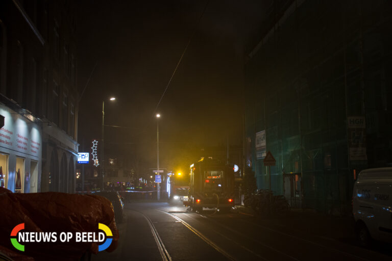 Forse rookontwikkeling bij brand in kantoorpand in Den Haag