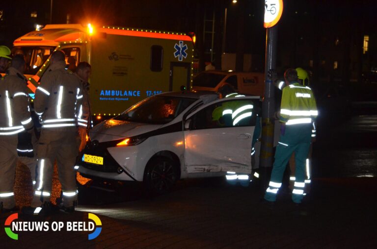 Flinke schade bij aanrijding Matlingeweg – S114 Rotterdam