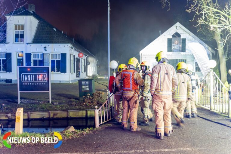 Capels restaurant Tante Toos tenminste twee weken gesloten na brand