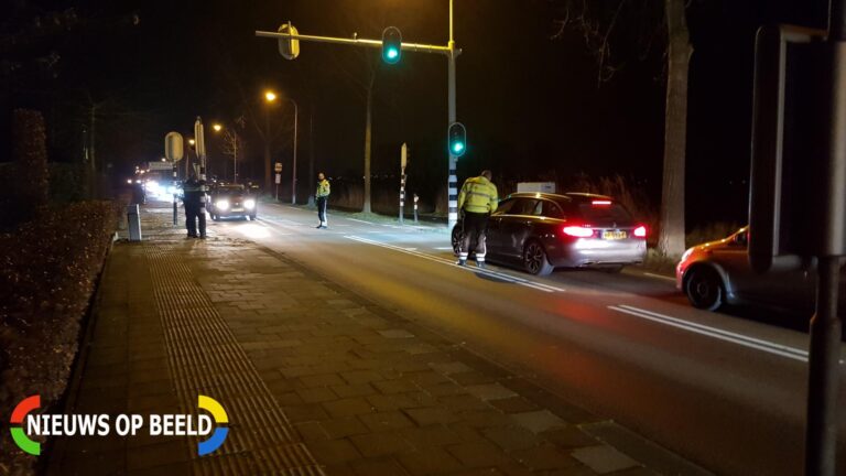 Politie houdt alcohol controle Bodegraafsestraatweg Gouda