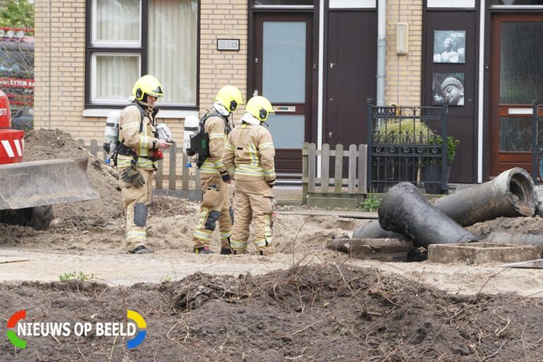 Gaslek bij werkzaamheden Atlanta Capelle aan den IJssel