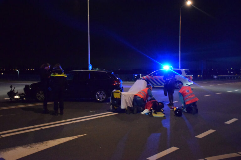 Brommerrijder gewond na aanrijding Kanaaldijk – N207 Gouda