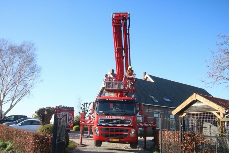 Wederom schoorsteenbrand bij dezelfde woning Trambaanpad Zuidland