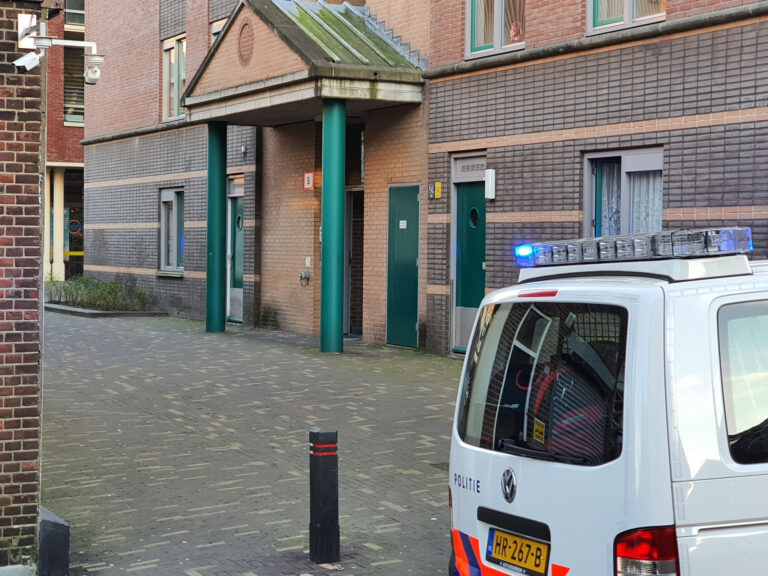 Incident in flatwoning Baanstraat Schiedam