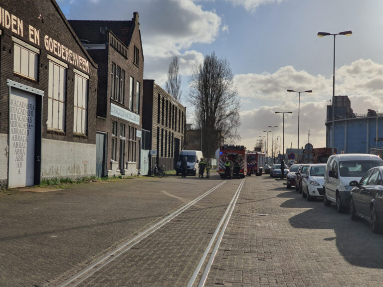 Brand in bedrijfspand Keileweg Rotterdam