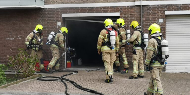 Man ernstig gewond na brand in kelderbox Kierkegaardstraat Rotterdam