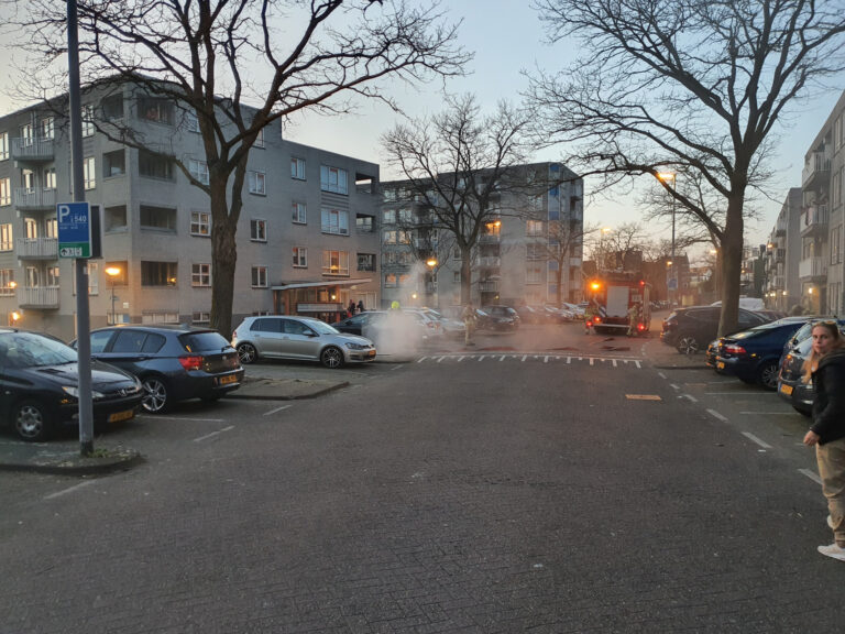 Forse rookontwikkeling bij ondergrondse containerbrand Kapiteinsbuurt Rotterdam