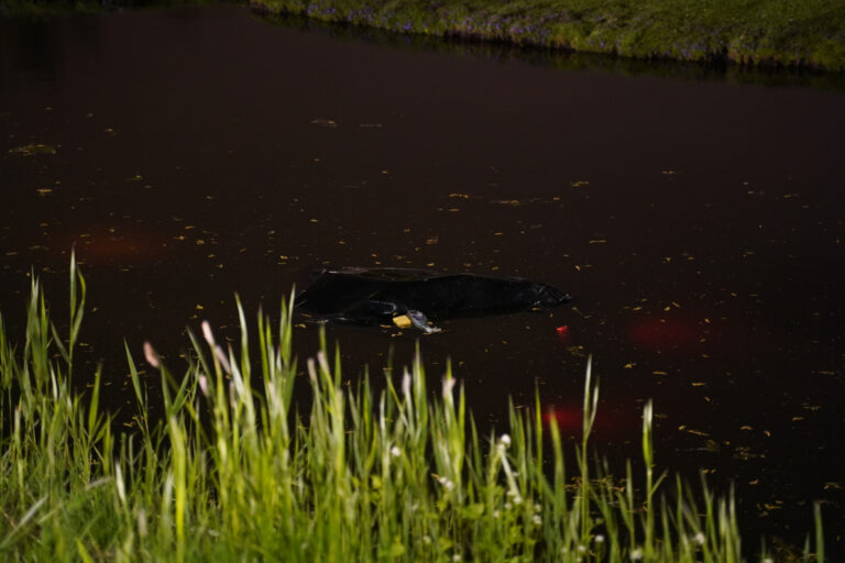 Gewonde na auto te water Abram van Rijckevorselweg – N219 Capelle aan den IJssel