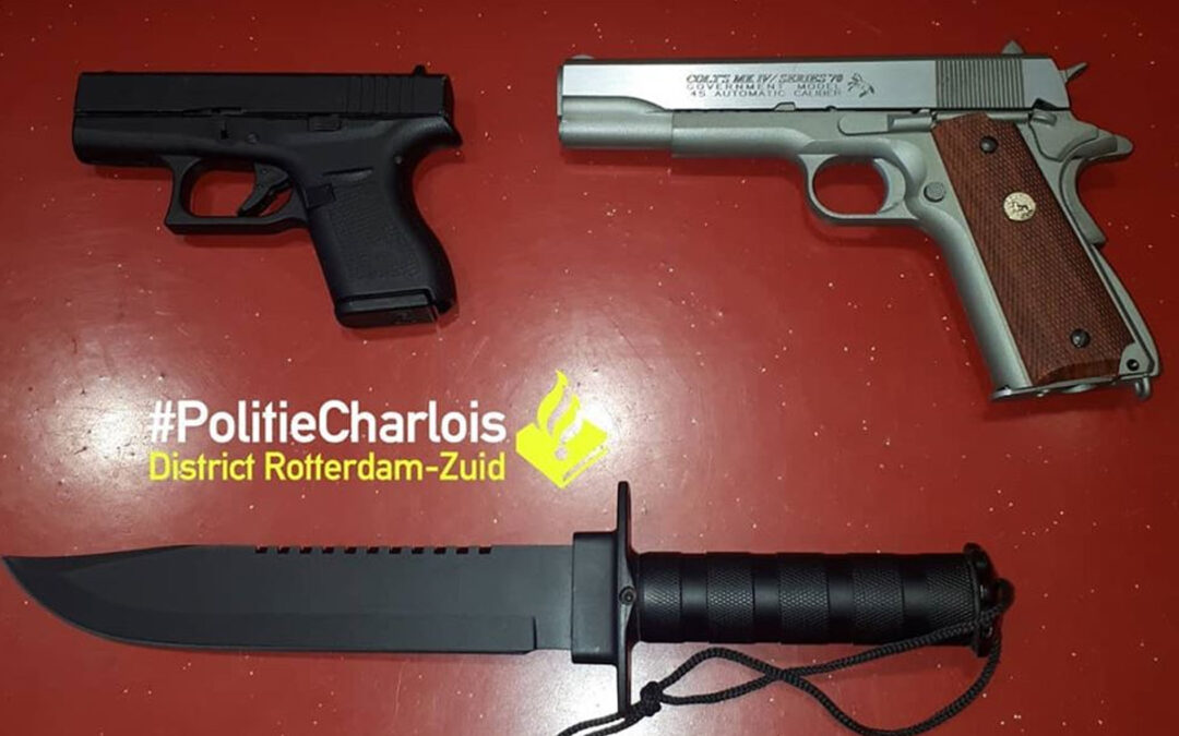 Rotterdamse airsofter moet wapens inleveren na overtreden vervoersregels