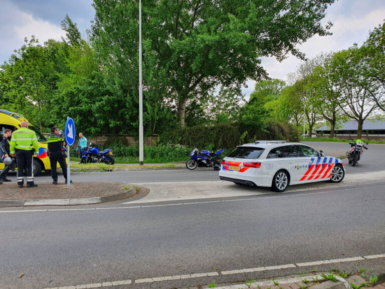 Motorrijder gewond bij glijpartij Burgemeester Crolesbrug – N458 Bodegraven