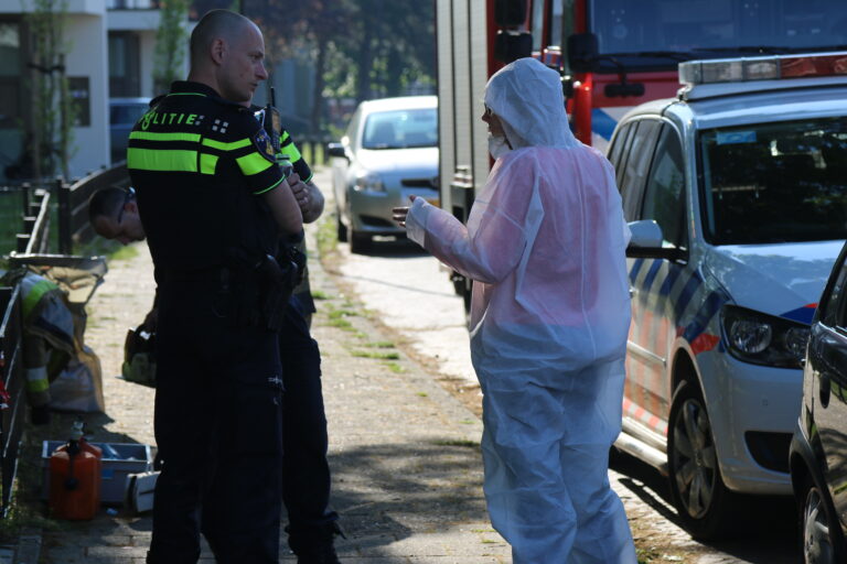 Politie doet uitgebreid onderzoek in woning Beethovenstraat Sittard