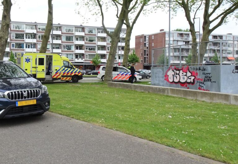 Persoon knock-out geslagen in skatepark aan Spinozaweg Rotterdam