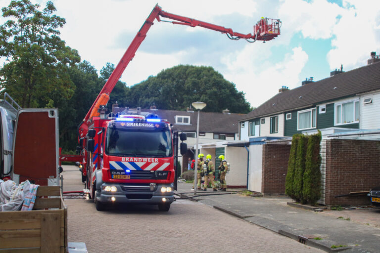 Brand in tussenwoning Ottersveen Spijkenisse