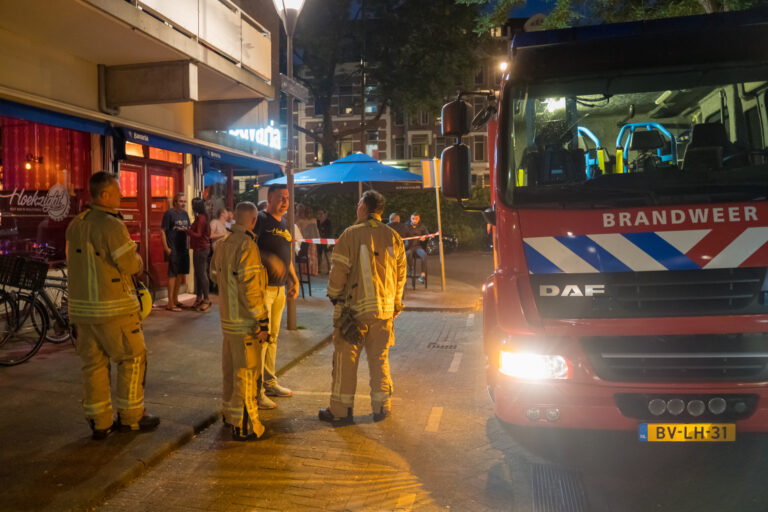 Flinke brandlucht blijkt afkomstig van vuurstokende studenten Voorschoterlaan Rotterdam