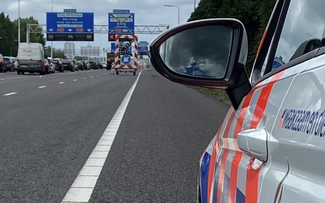 Wederom bonnen regen bij werkzaamheden A20 Terbregseplein Rotterdam