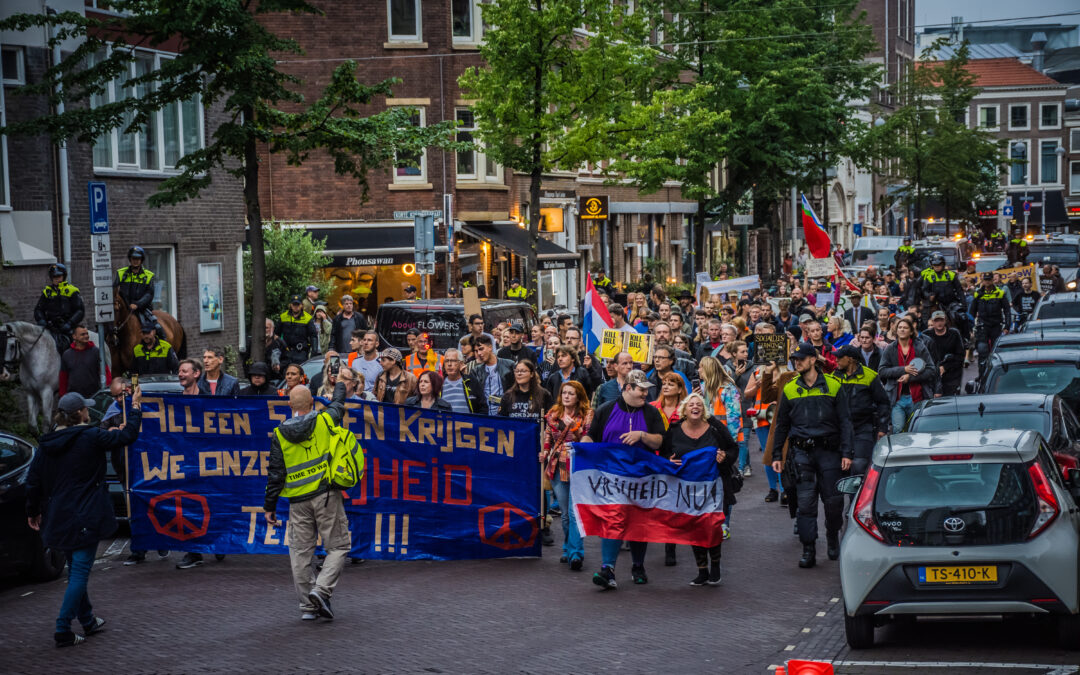 Ruim honderd mensen bij ‘tocht van de vrijheid’ in Den Haag