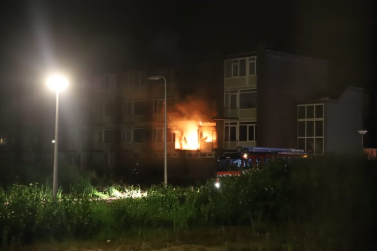 Uitslaande brand in sloopflat Sportlaan Gouda