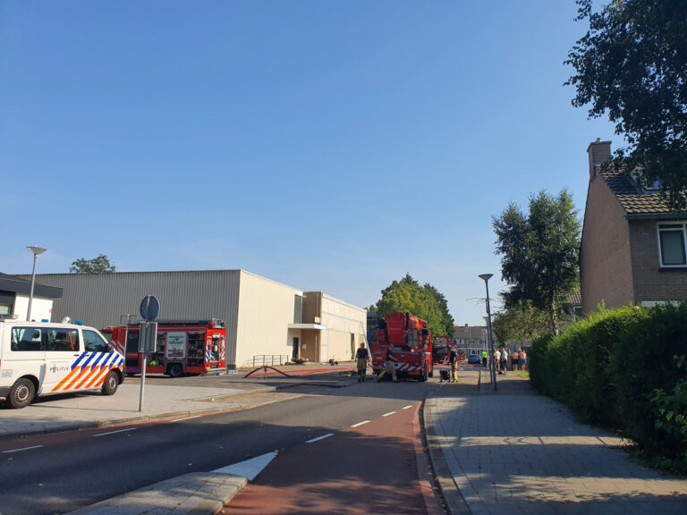 Brand in squashhal Barbarakruid Rotterdam