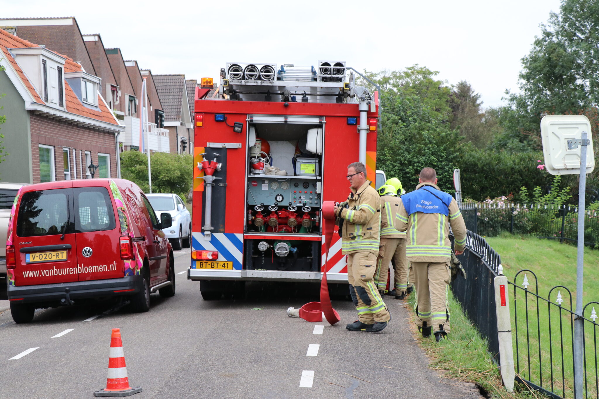 Deel IJsseldijk in Krimpen aan den IJssel weggeslagen door