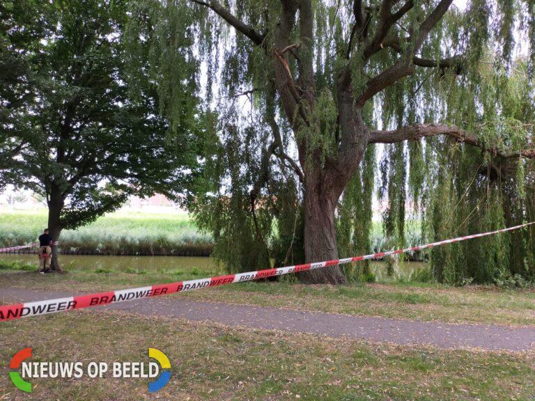 Tak dreigt te vallen Bachplein Berkel en Rodenrijs