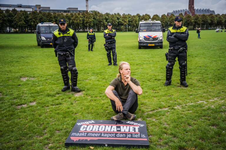 Demonstratie tegen Corona-maatregelen in Den Haag beëindigd