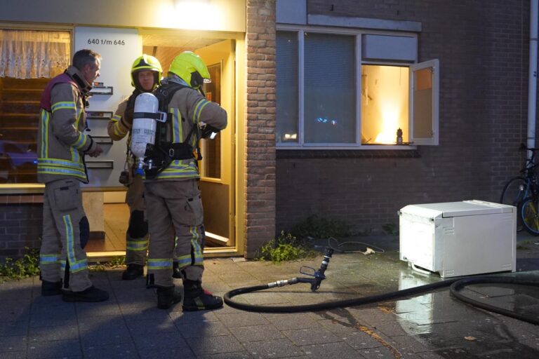 Brandje in vaatwasser leidt naar hennepkwekerij bij buren in Rotterdam