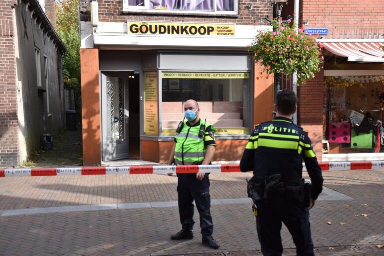 Overval op goudinkoopwinkel Dorpsstraat Zoetermeer