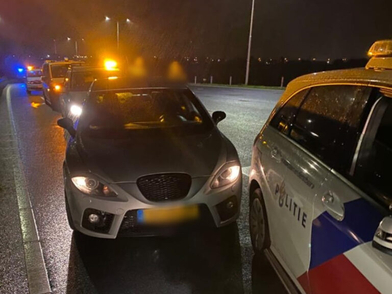 Politie arresteert autodief na hoge snelheidsachtervolging door regio