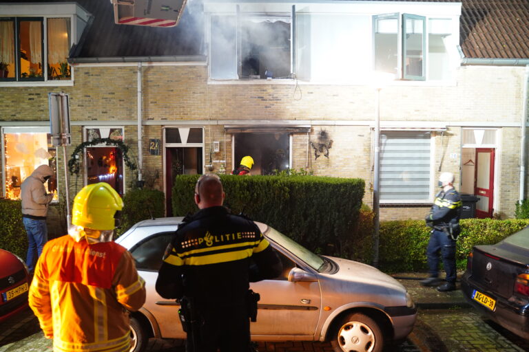 Woning verwoest door brand Rozegaarde Rotterdam