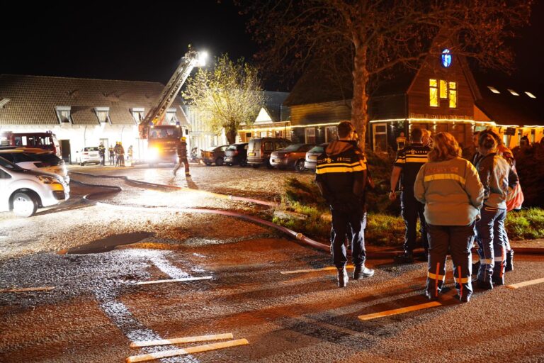 Brand in sauna Hotel de Witte Brug Boezemweg Lekkerkerk