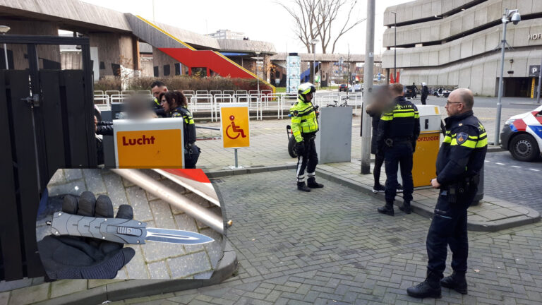 Aanhouding na ruzie met getrokken mes in Rotterdam