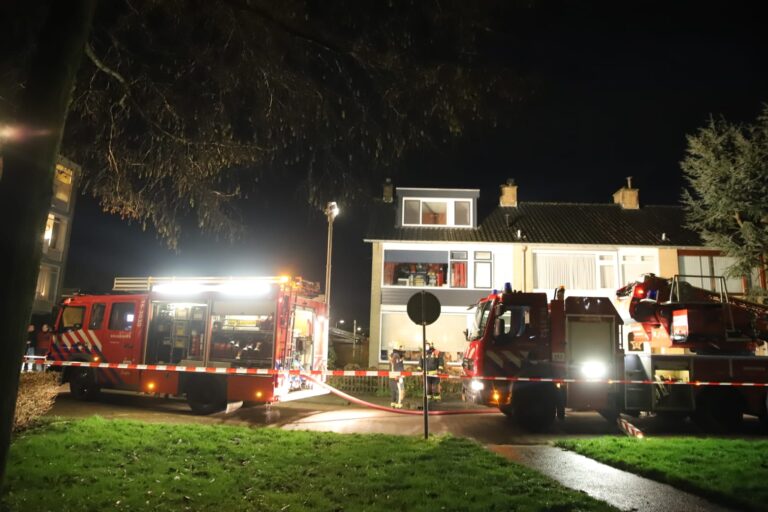 Flinke schoorsteenbrand van woning Wilgenoord Bodegraven