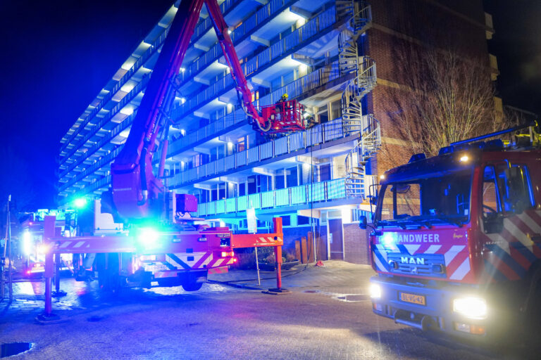 Brand in keuken van flatwoning Alkenoord Capelle aan den IJssel