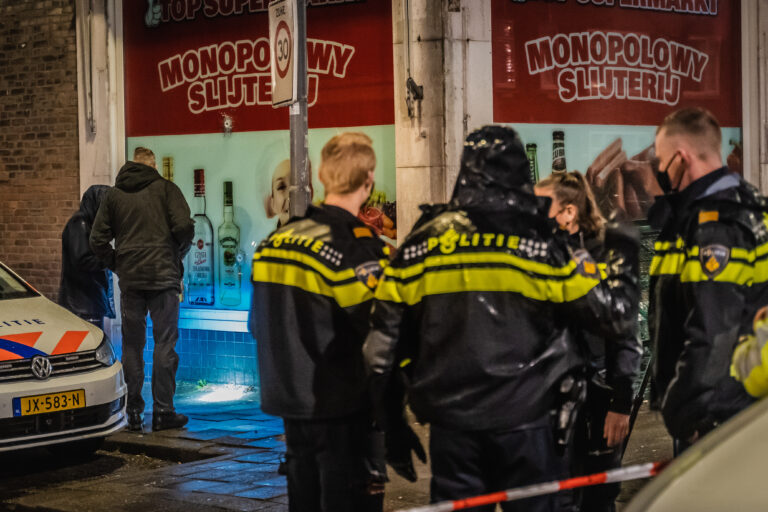 Poolse slijterij beschoten Franselaan Rotterdam