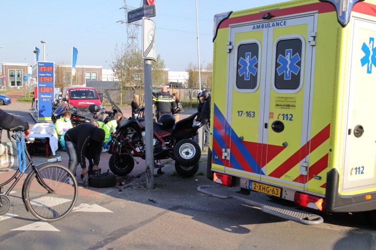 Man zwaargewond na ongeval met quad Pascalweg Rotterdam