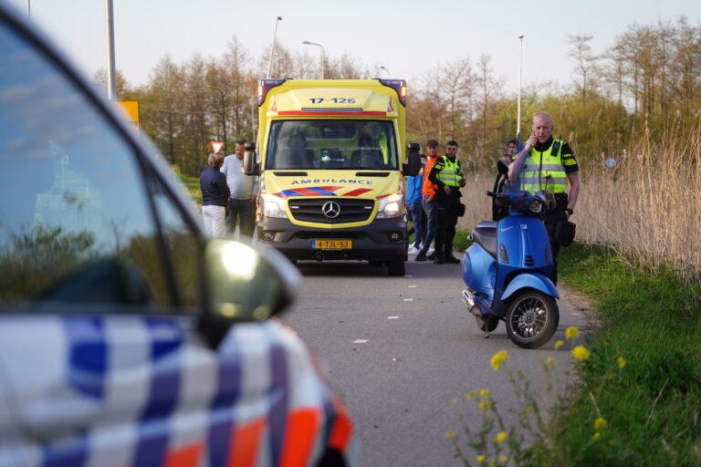 Scooterrijder gewond na ongeluk N210 Krimpen aan den IJssel
