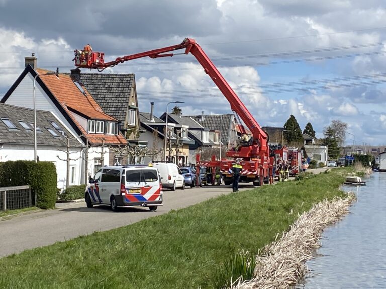 Kleine brand in schoorsteen Bermweg Capelle aan den IJssel