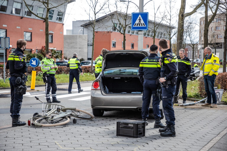 Fietser gewond bij aanrijding in Delfgauw